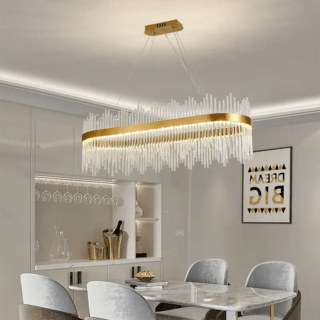 800mm Modern crystal LED Pendant Light chandelier